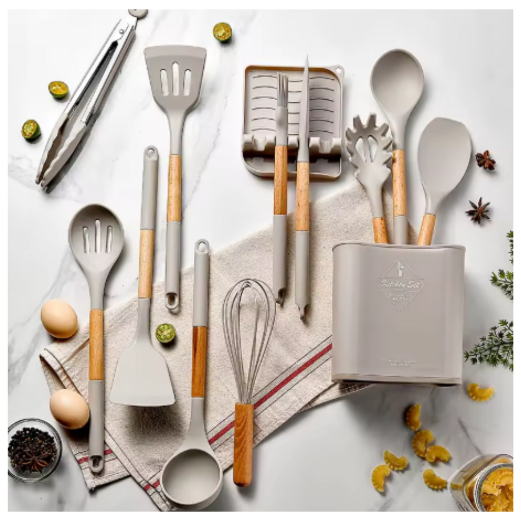 Juego de Silicona 12 Utensilios Cocina